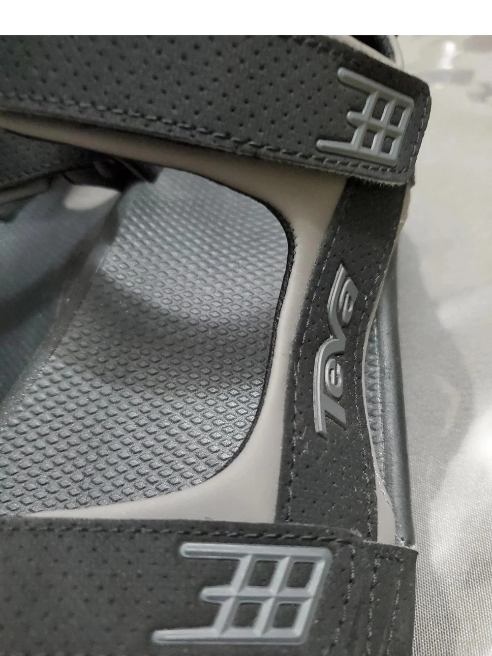 Teva Men's Black and Gray Outdoor Sport Sandals